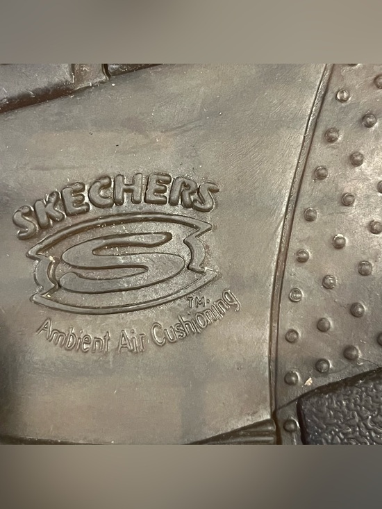 Vintage Y2K Skechers Brown Leather Woven Fisherman Sandals main image 6